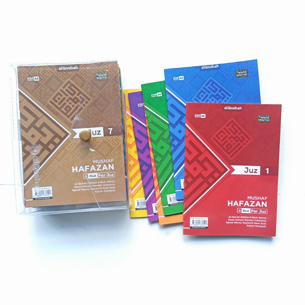 MUSHAF HAFAZAN AL-QOSBAH 8 BLOK UK A6