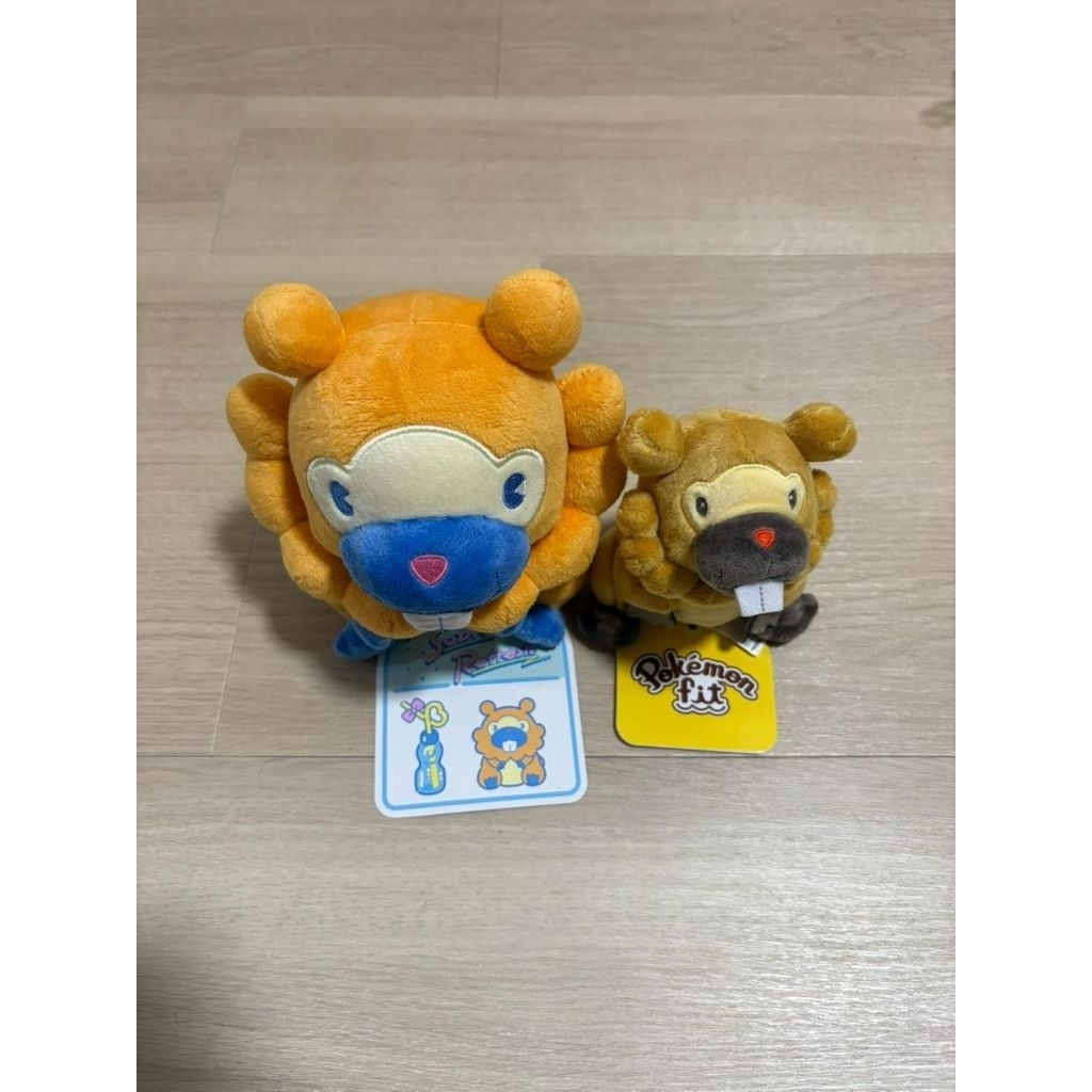 bidoof soda pokemon boneka