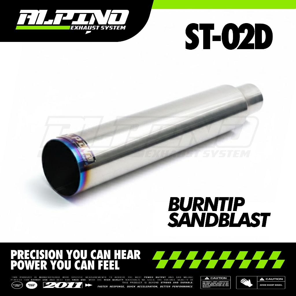 Alpino Straight Tailpipe Diesel Burntip