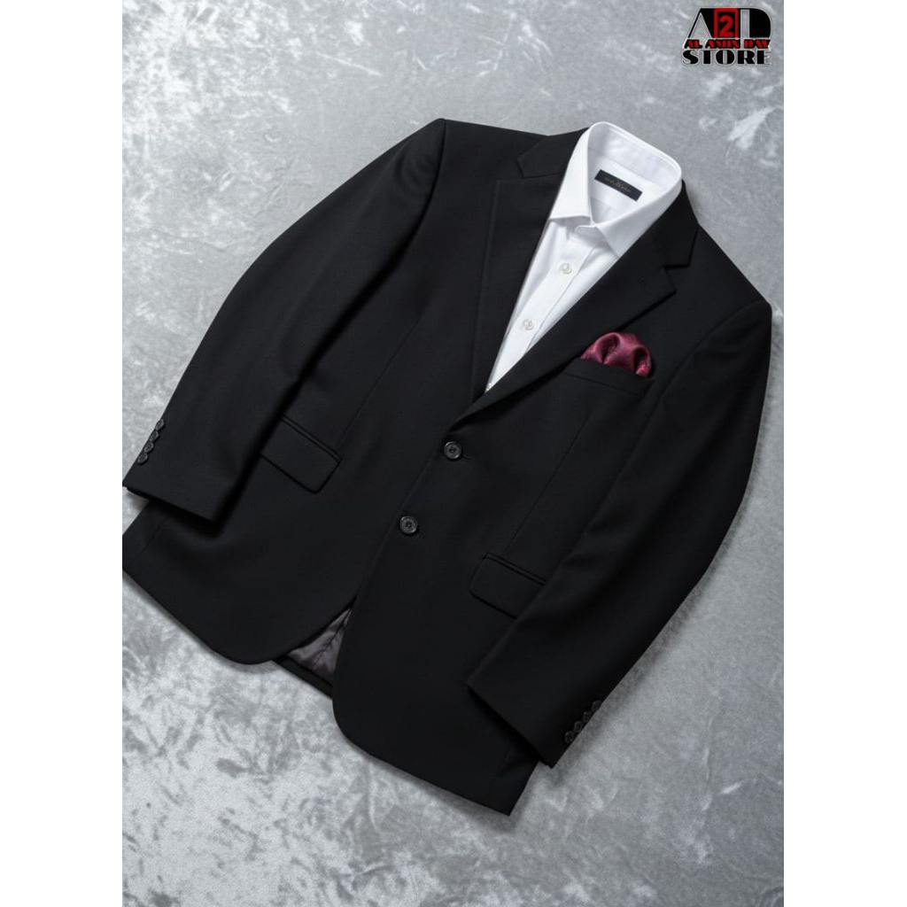 Topvalu Jas Blazer Hitam Second Like New