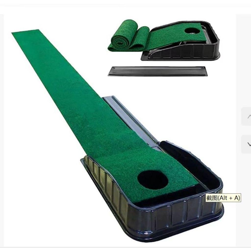 Golf Putting Carpet Mat Karpet Latihan Putting Indoor