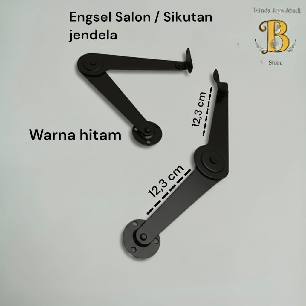 Engsel Salon 9 inch Sikutan Hak angin jendela lipat