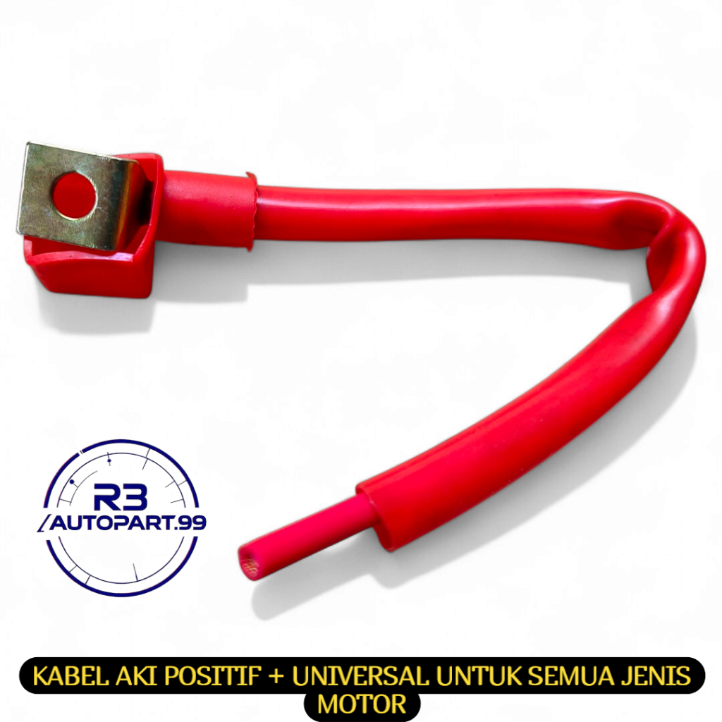 Kabel Aki Positif + Untuk Semua Jenis Motor Set Kabel Aki Accu Positif + Universal PNP