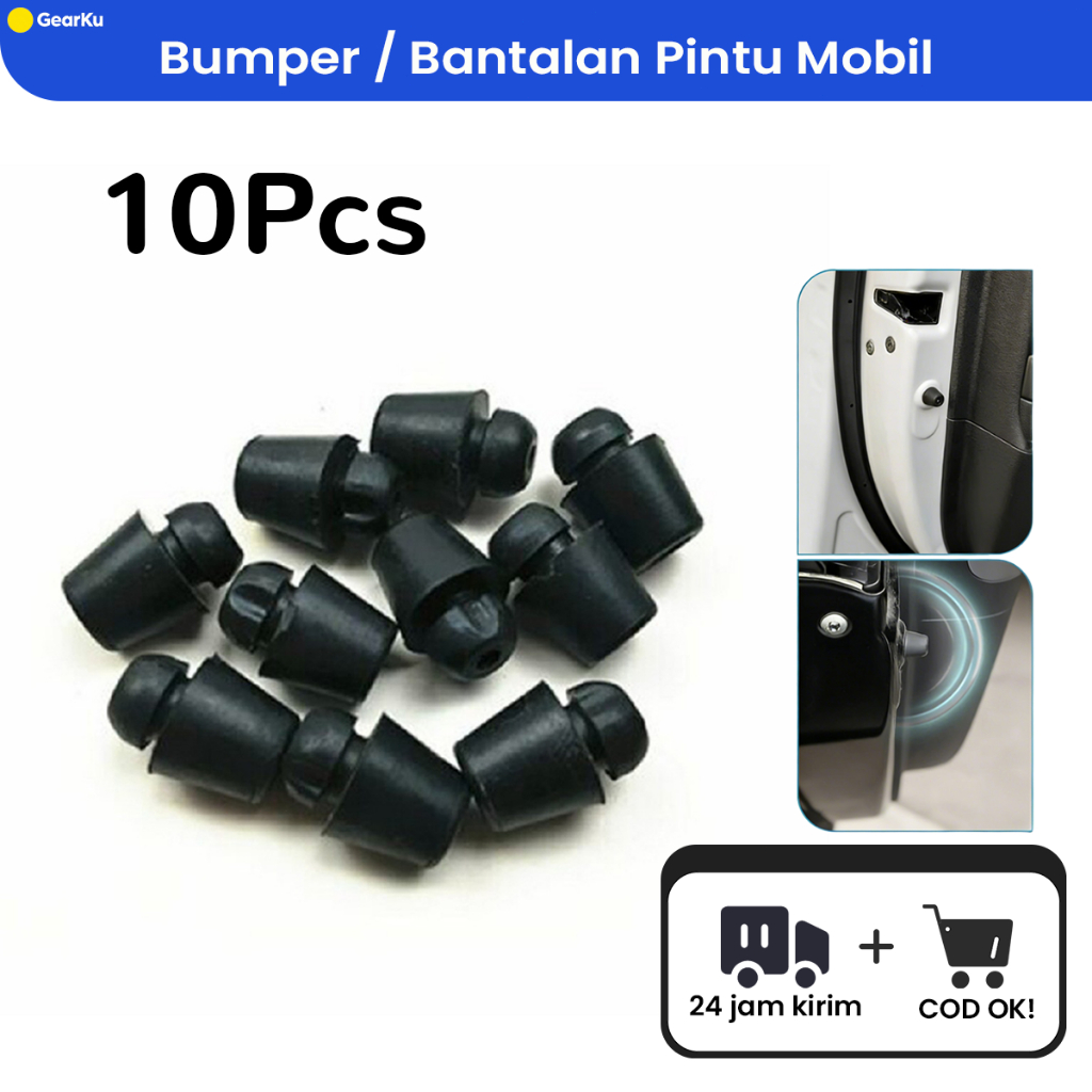 Karet Pintu Mobil 10Pcs/Karet Peredam Pintu Mobil/Karet Stoper Penahan Peredam Pintu Mobil /Karet Pe