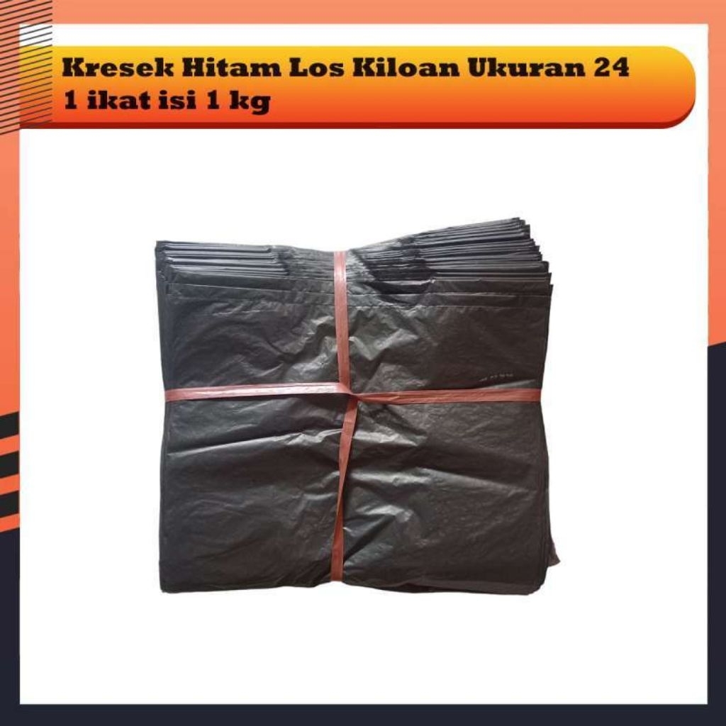 kantong plastik 24 hitam kiloan