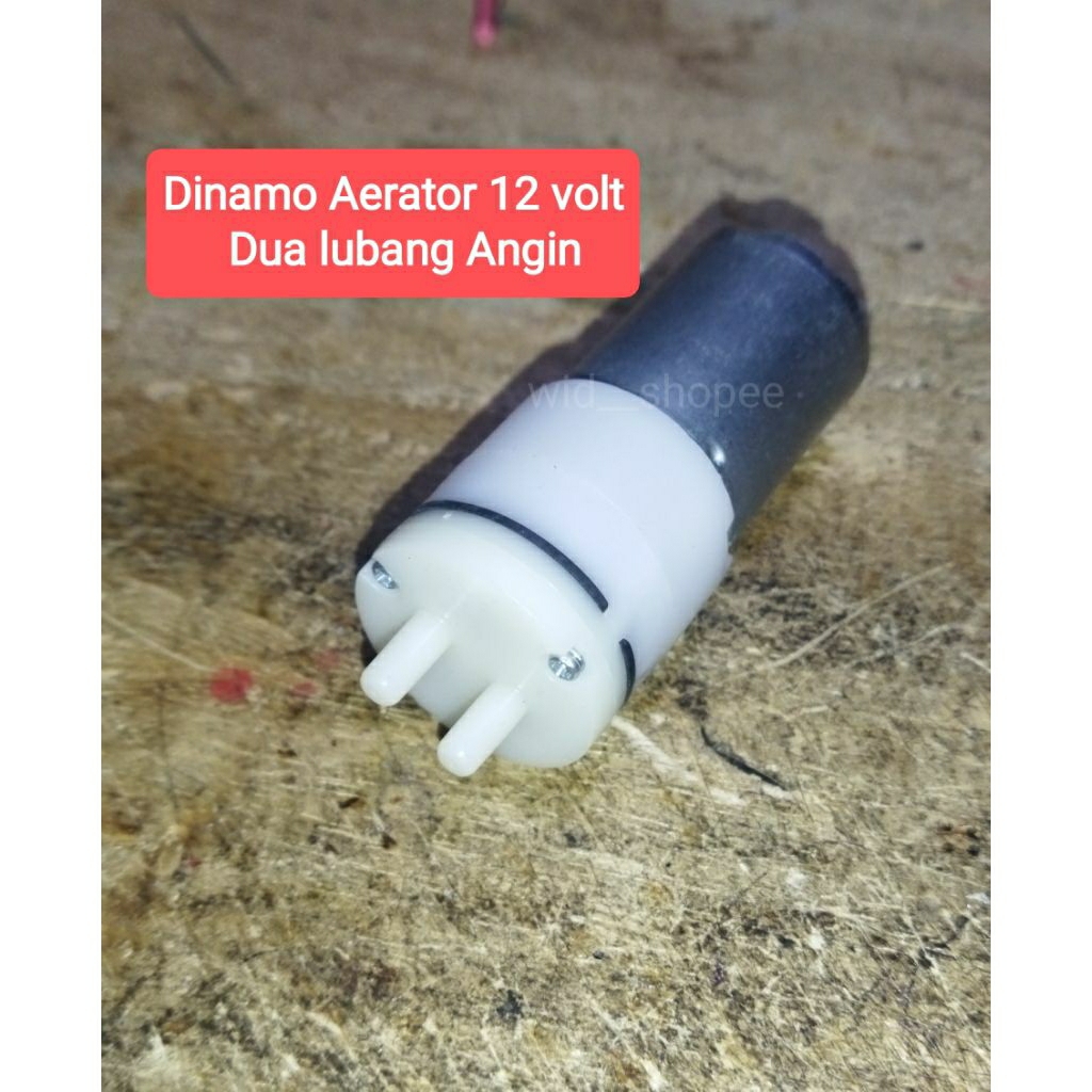 Dinamo Aerator 12v Dua Lubang Angin
