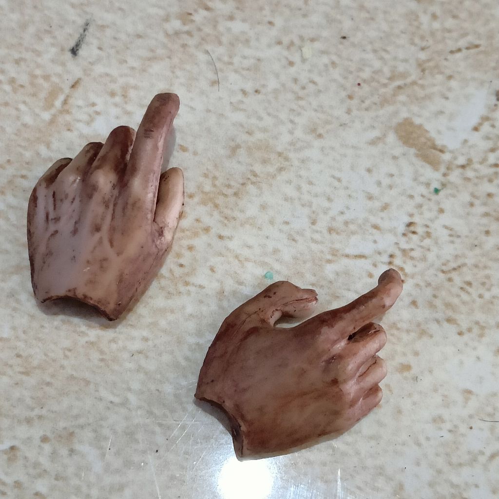 hand kitbash 1/6 tangan hot toys dll