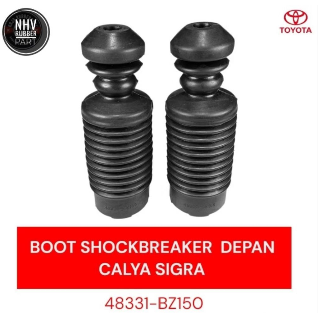 KARET BOOT SHOCK BREAKER STOPPER SHOCK DEPAN CALYA - SIGRA