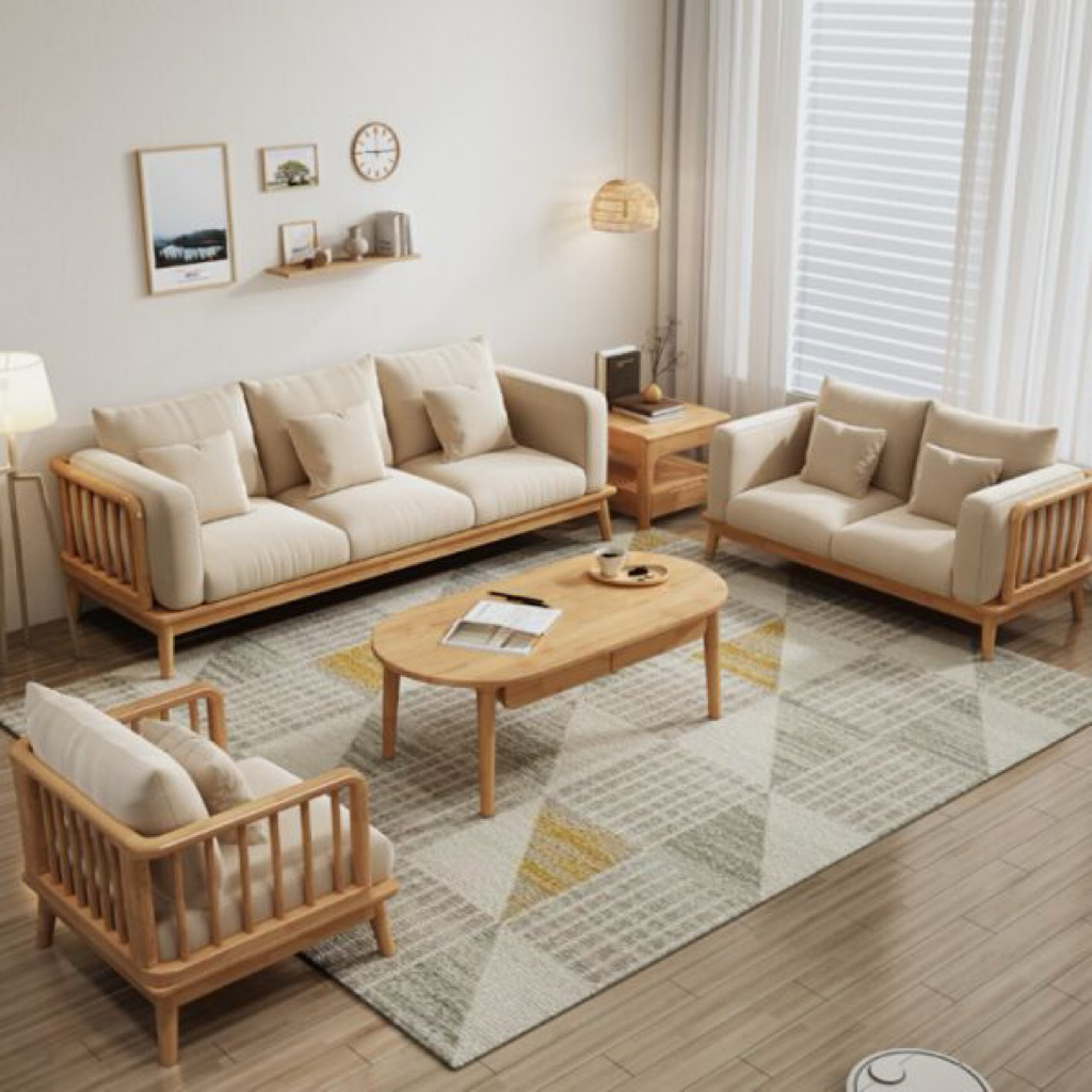 set sofa tamu minimalis modern sofa tamu kayu jati set meja tamu modern