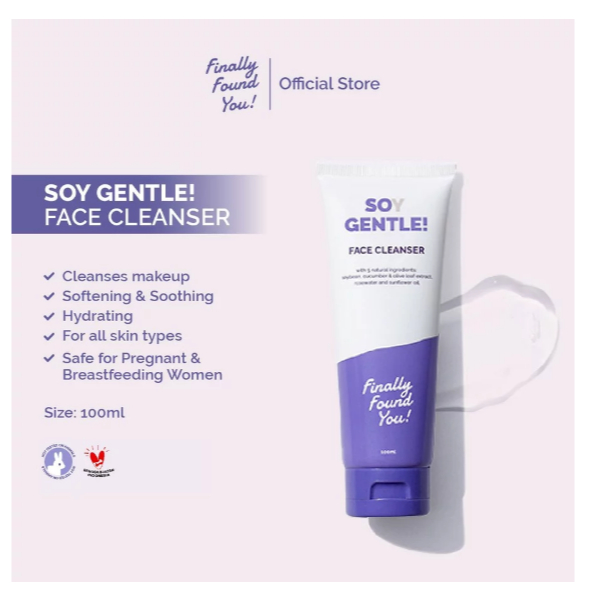 Finally Found You Soy Gentle Face Cleanser