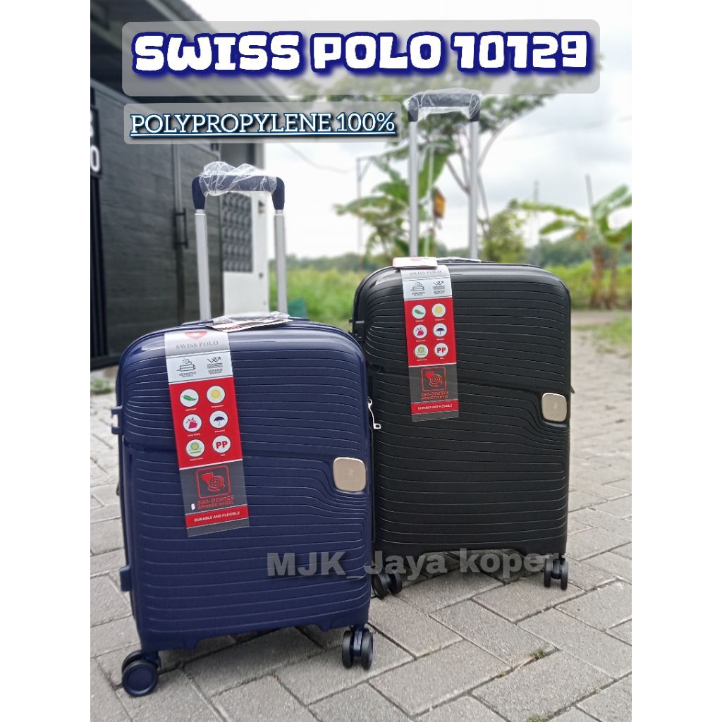 KOPER SWISS POLO 10129 ORIGINAL Polyprophylene 100% , Double Zipper , Tahan Lama