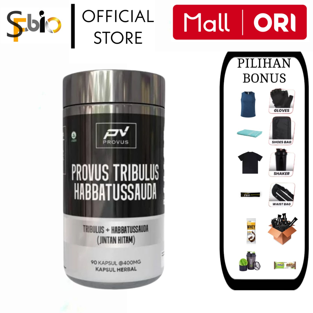 Provus Tribulus Habbatussauda 90capsule dan 30capsule