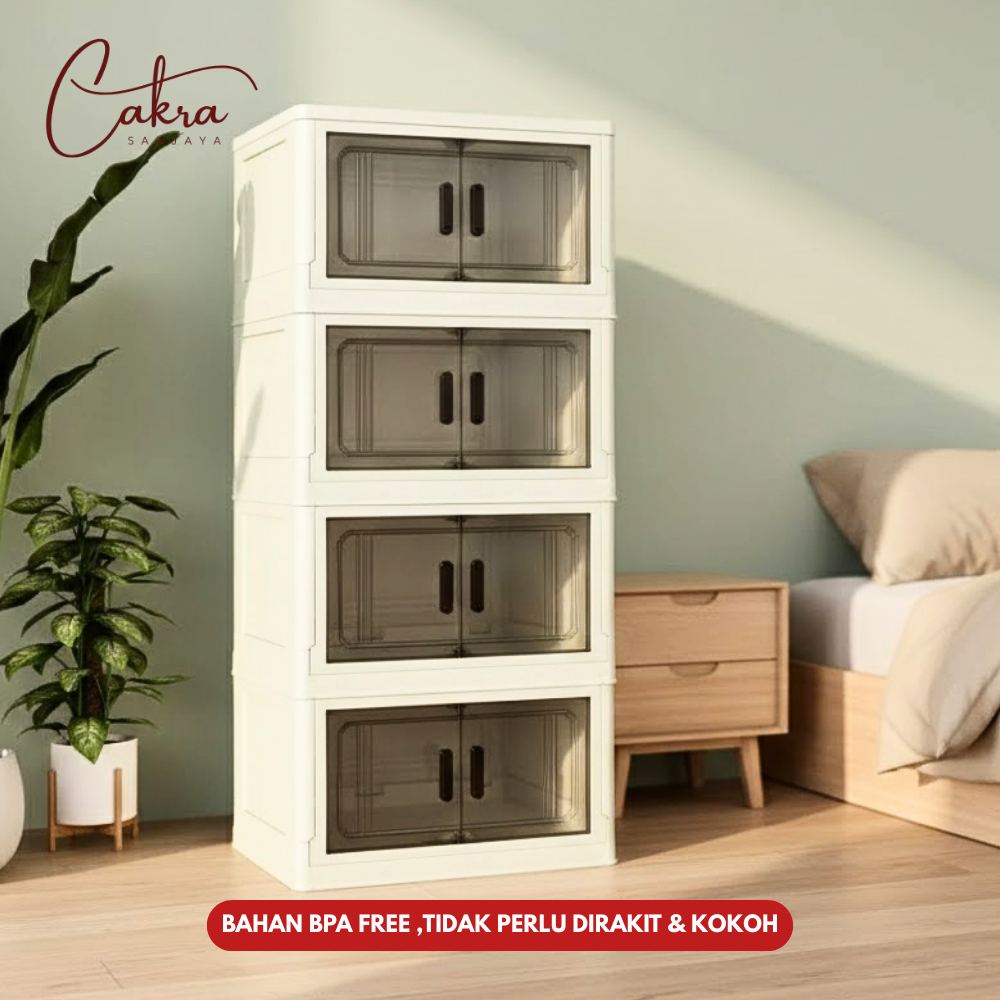 Lemari Plastik Lipat Lemari Plastik Premium Lemari Lipat Baby Care Lemari Pakaian Minimalis
