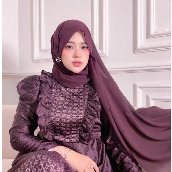 PASHMINA CERUTI MAEZULA BY FANYATRICA BAHAN HALUS BAHAN JATUH