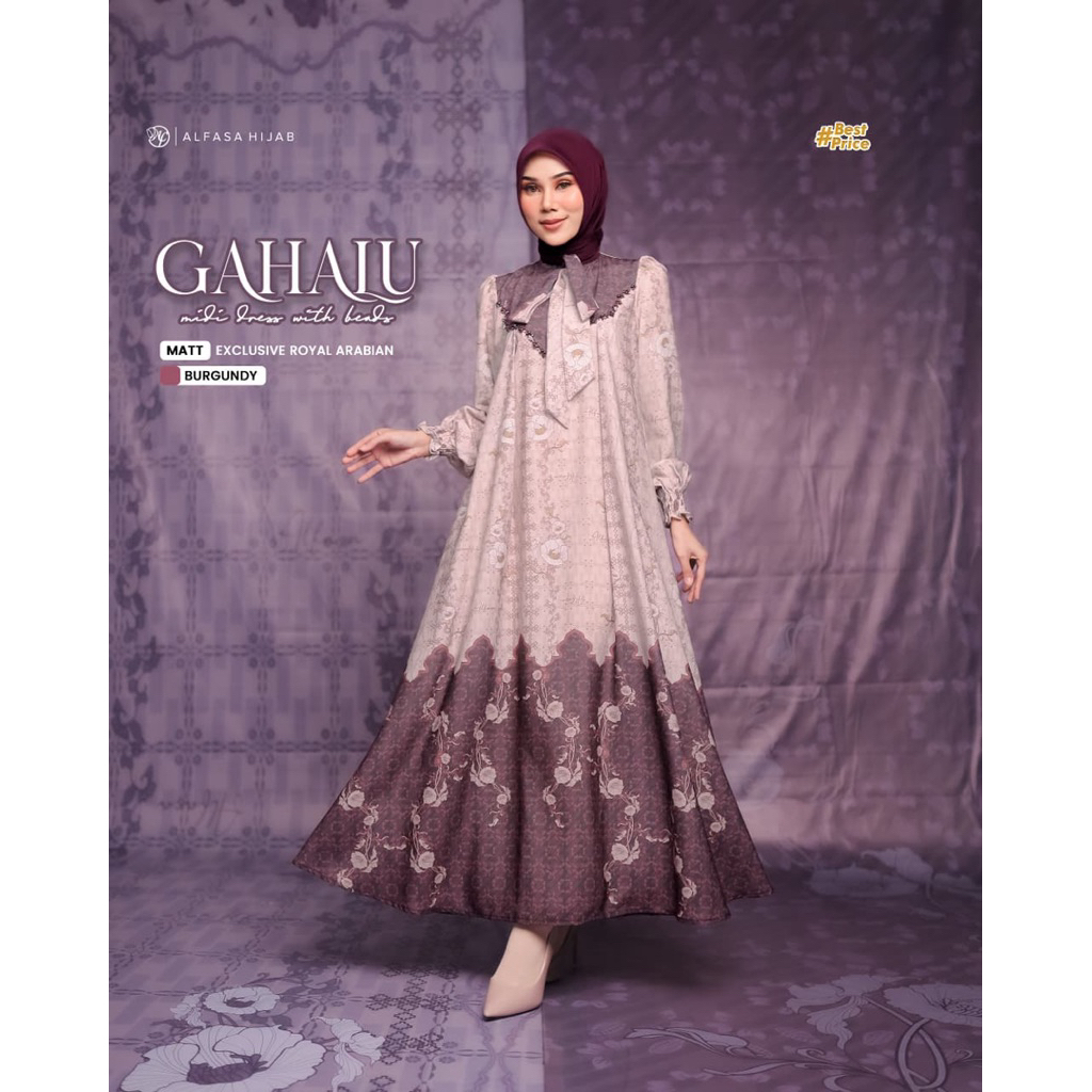 GAHALU MIDI DRESS // ALFASA DAILY //