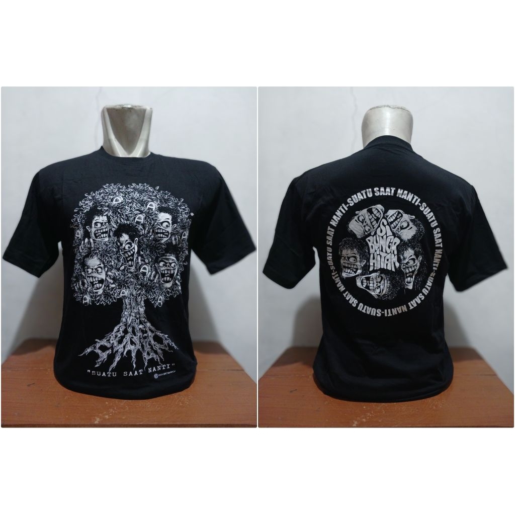 KAOS MUSIK / KAOS BAND PUNK ROCK Si BUNGA HITAM