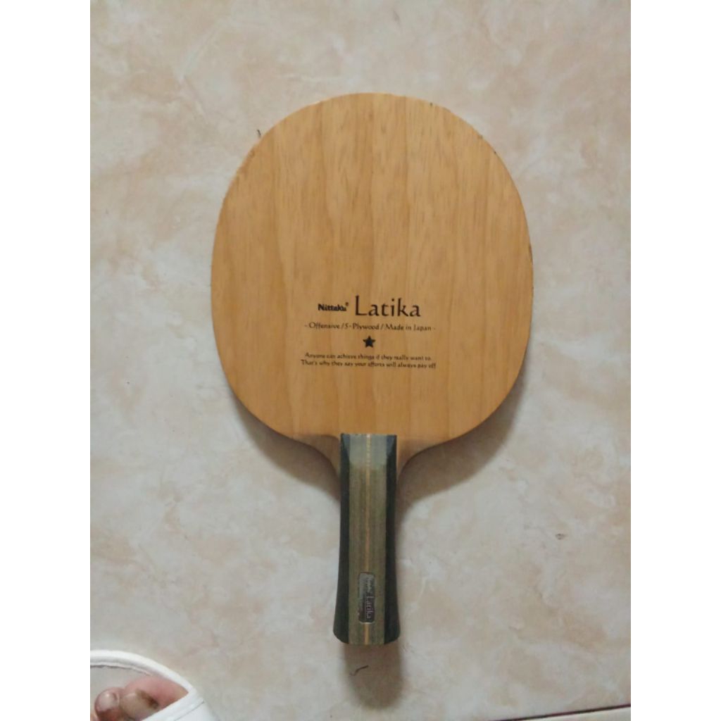 Kayu bet pingpong NITTAKU LATIKA bekas