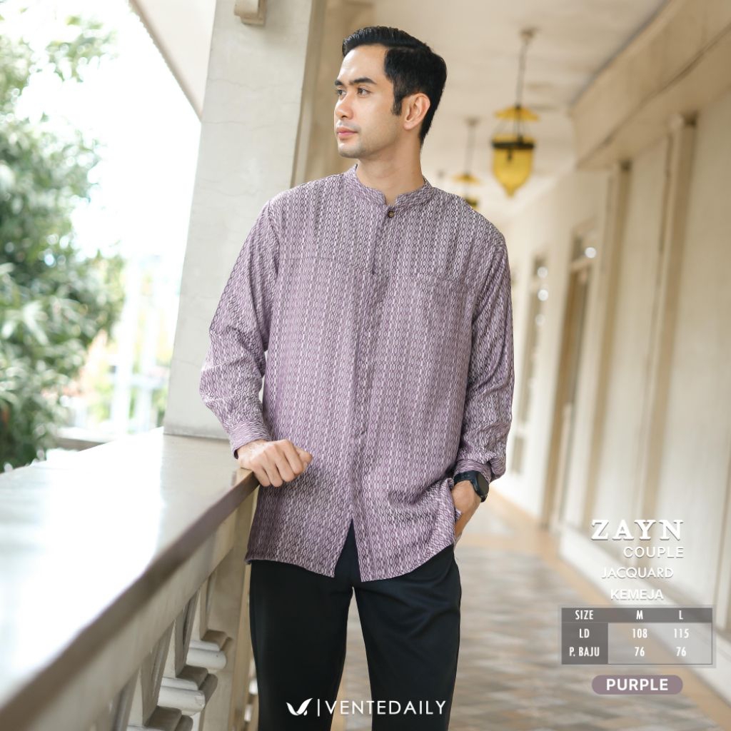 BARU COUPLE ZAYN GAMIS DAN KEMEJA BY VENTE DAILY