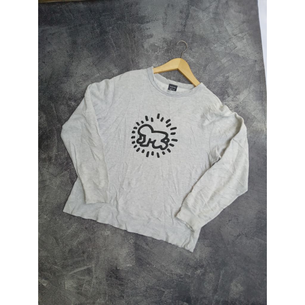 CREWNECK UNIQLO X KEITH HARING CRY BABY