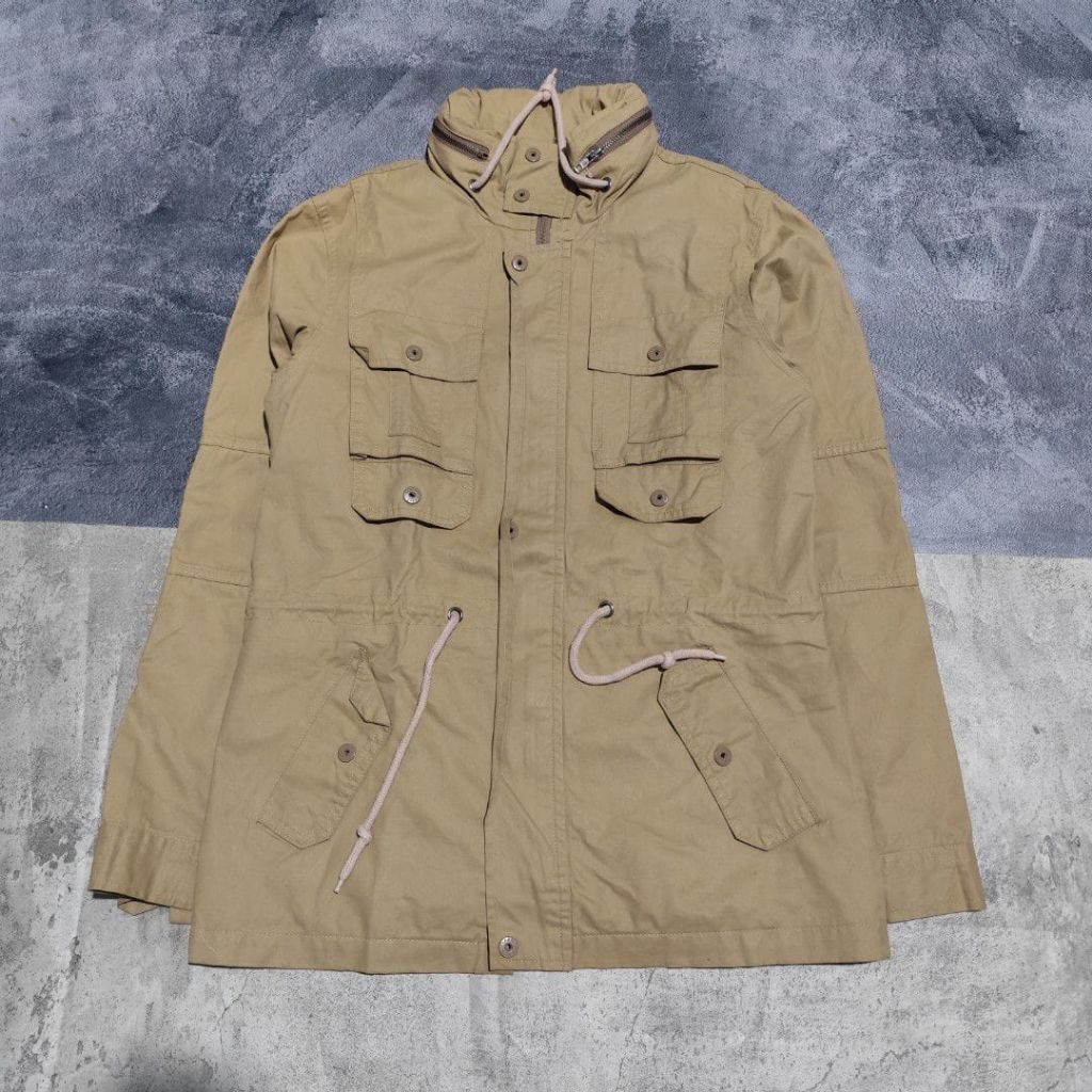 Jaket parka pria undercoverism coklat