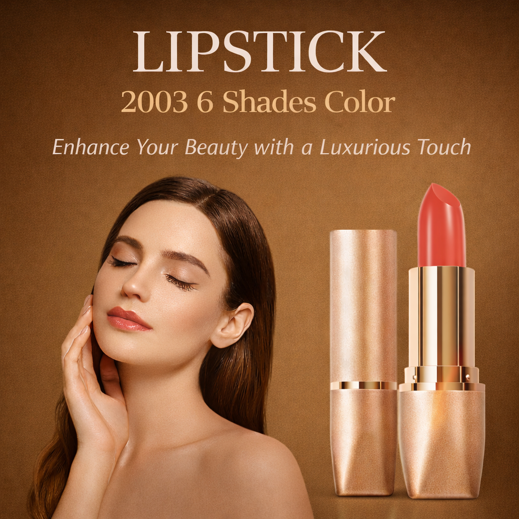 Lipstik Matte Lameila 2003 Waterproof Tahan Lama, Tekstur Lembut & Melembabkan