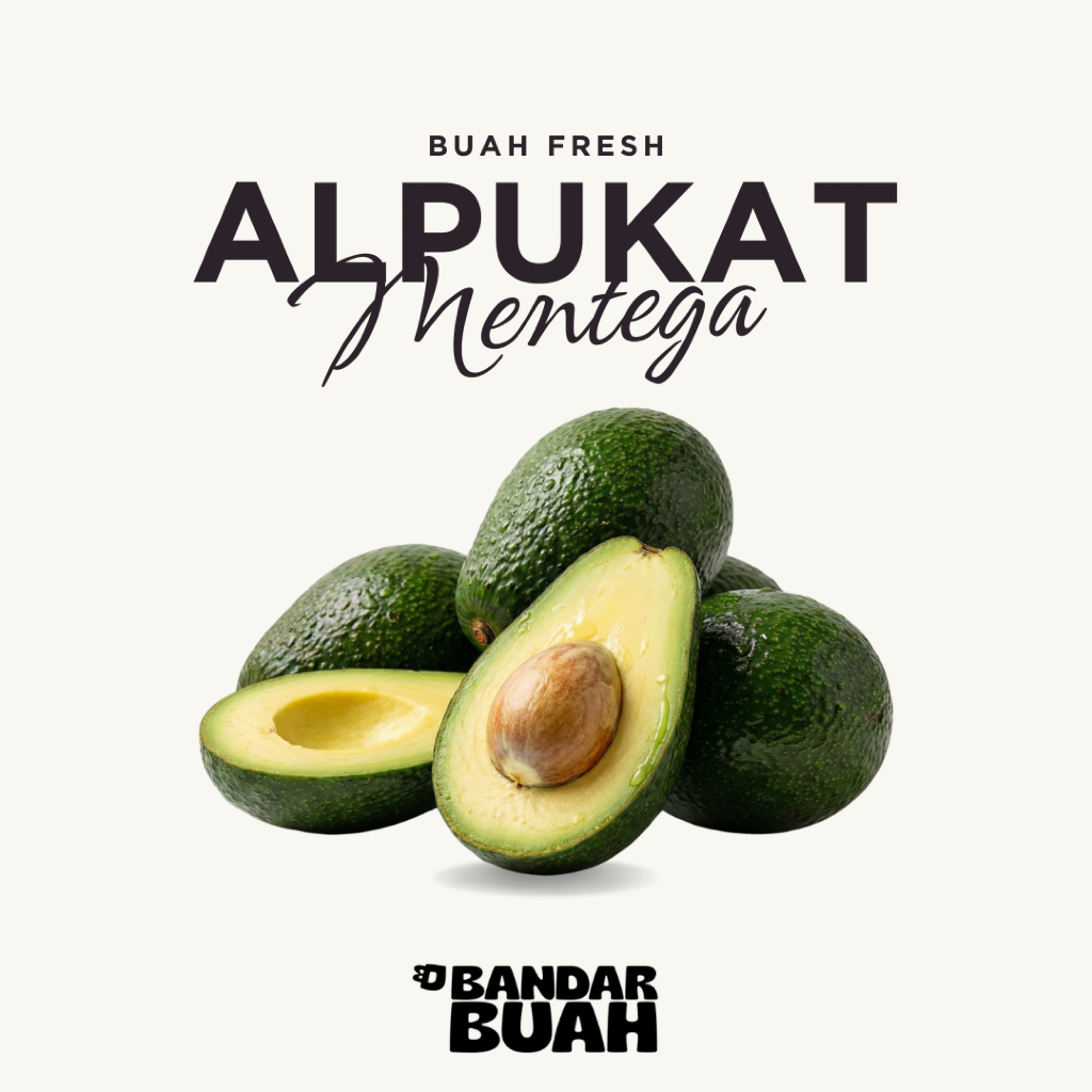 Alpukat Mentega Padang 1kg - Tekstur Lembut, Rasa Manis Gurih, Ideal untuk Camilan Sehat