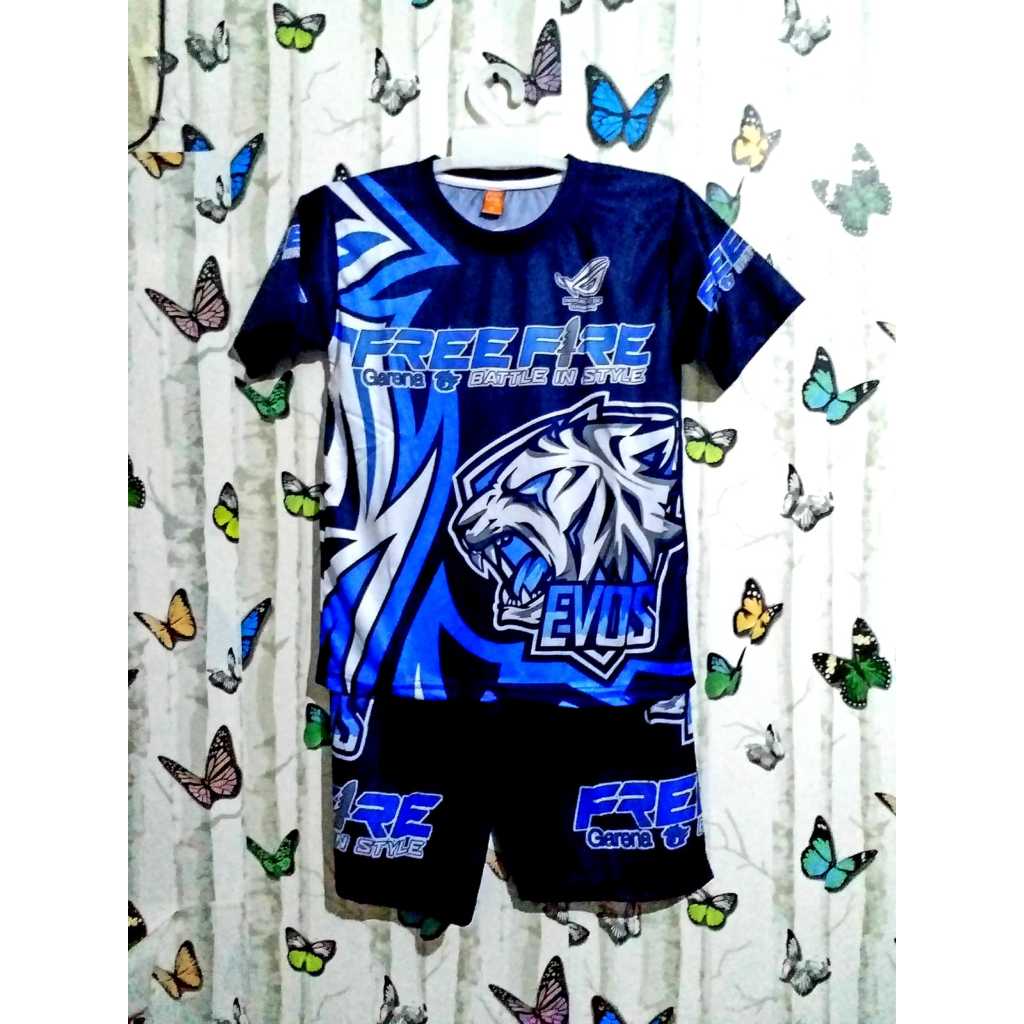 SC COLLECTION | BAJU EVOS FF ANAK LAKI LAKI | JERSEY KAOS BAJU GAMING EVOS ESPORTS 2022 | SETELAN EV