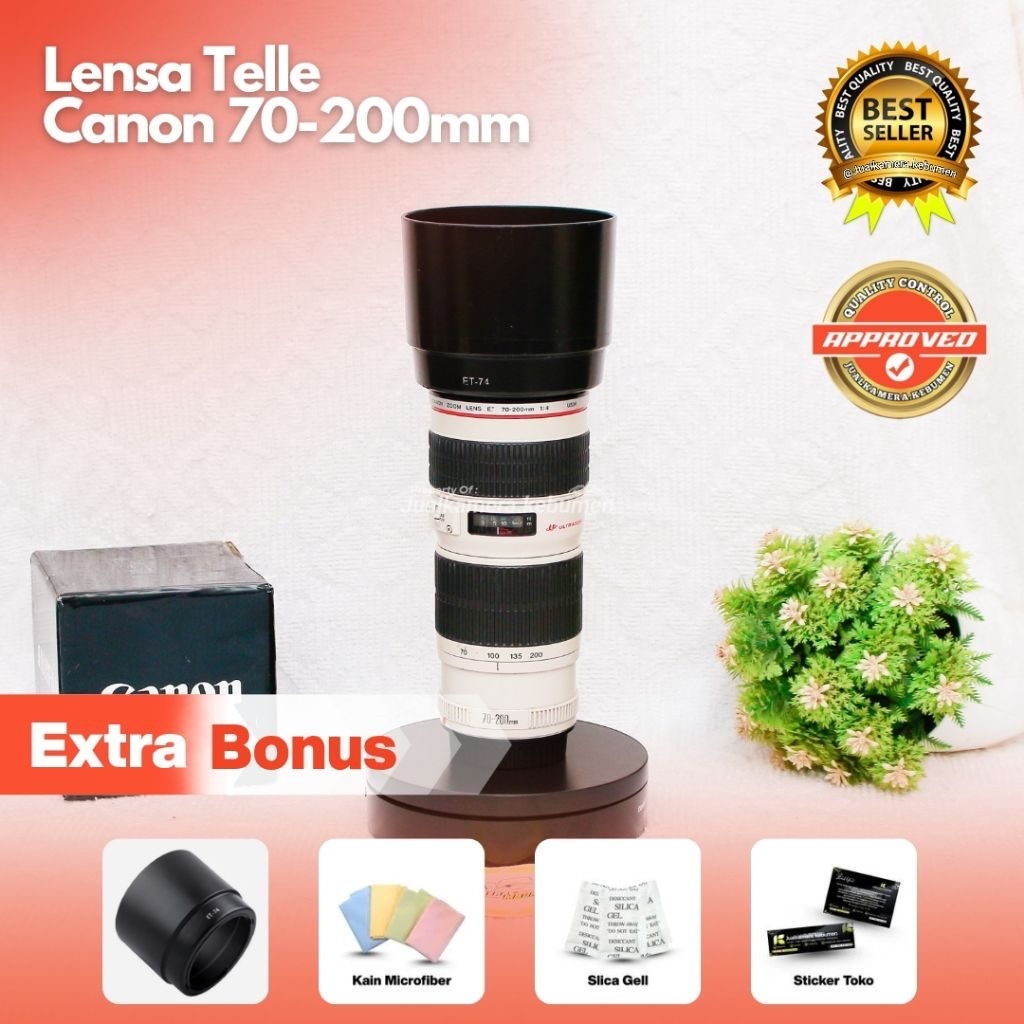 Lensa Tele Canon 70-200mm F4 L USM - Lensa Canon 70-200mm F 4 USM