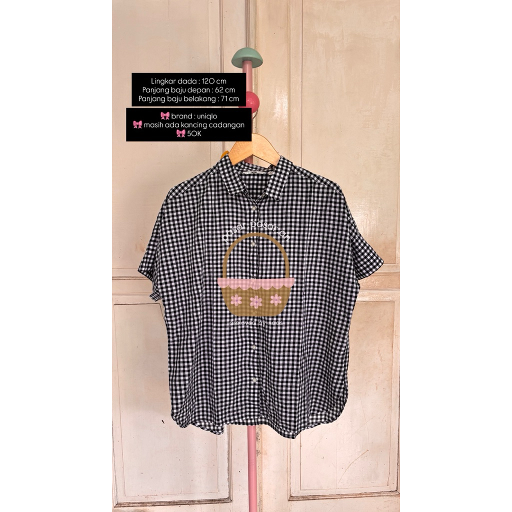 [PRELOVED] Kemeja Tartan Uniqlo