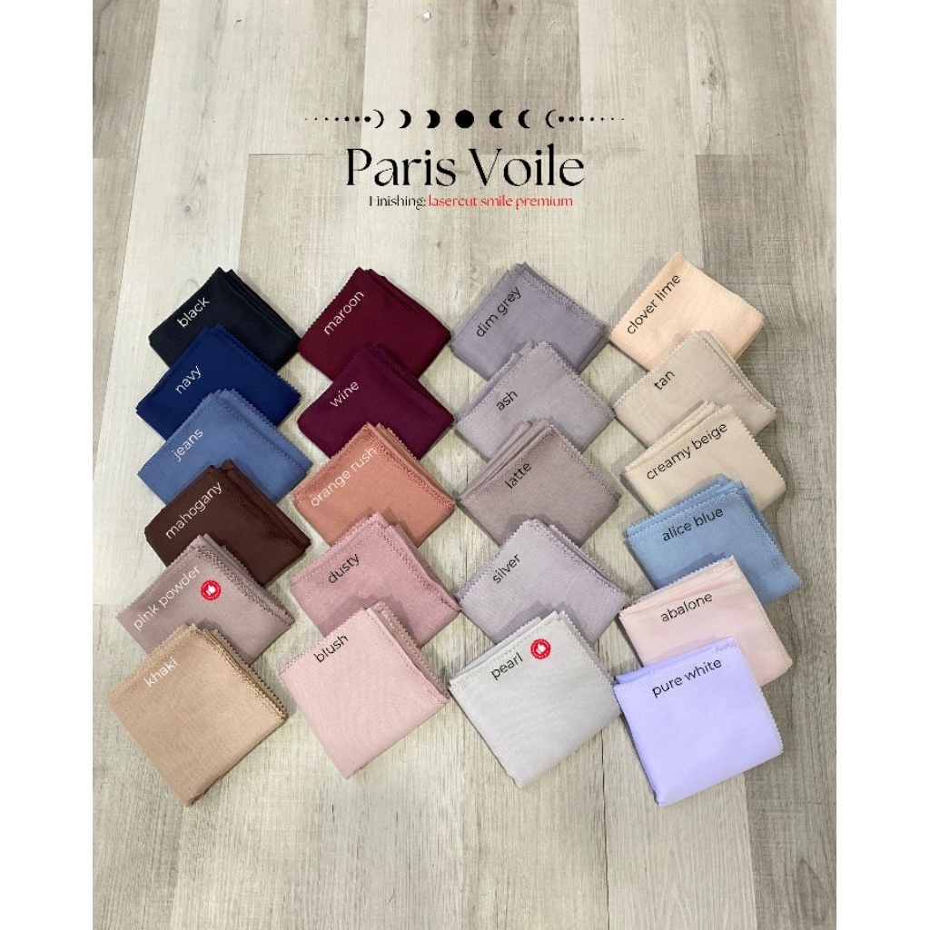 Jilbab Paris Voile Premium