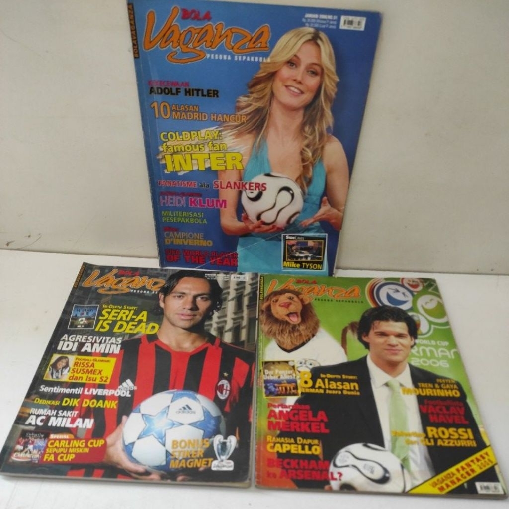 MAJALAH BOLA VAGANZA EDISI TAHUN 2006