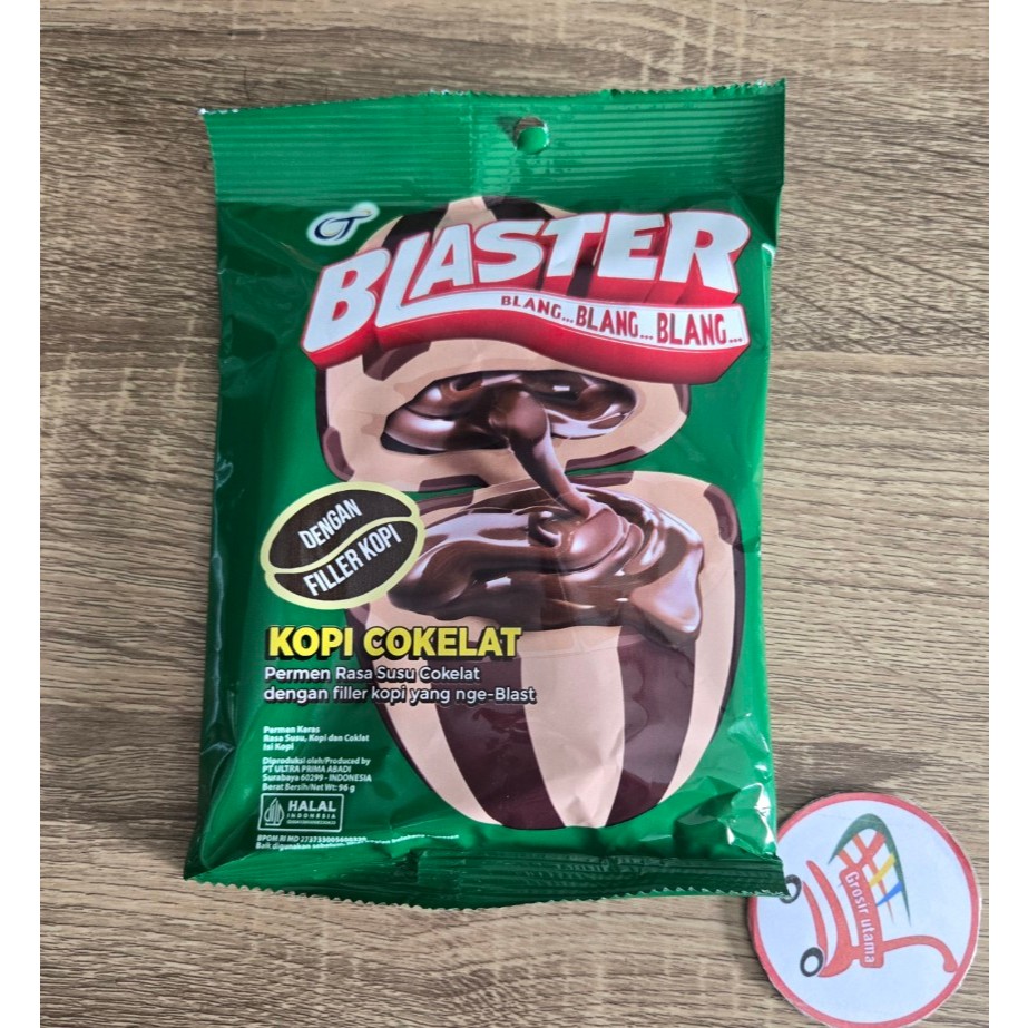 PERMEN BLASTER RASA KOPI SUSU COKLAT