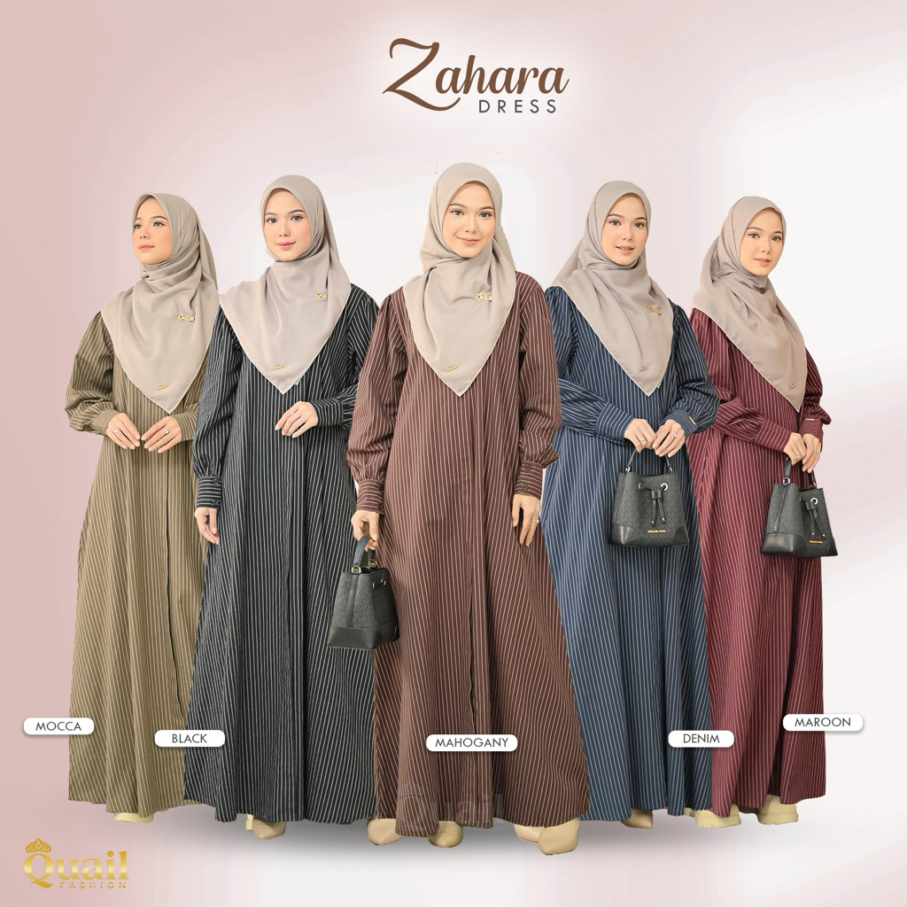 Quail Hijab - ZAHARA EXCLUSIVE DRESS ORI QUAIL