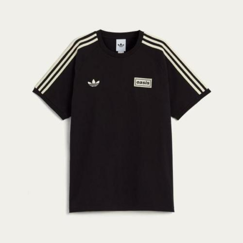 Adidas Originals x Oasis Crewneck Tee Tshirt Black XL Kaos Pria Adidas x Oasis Live
