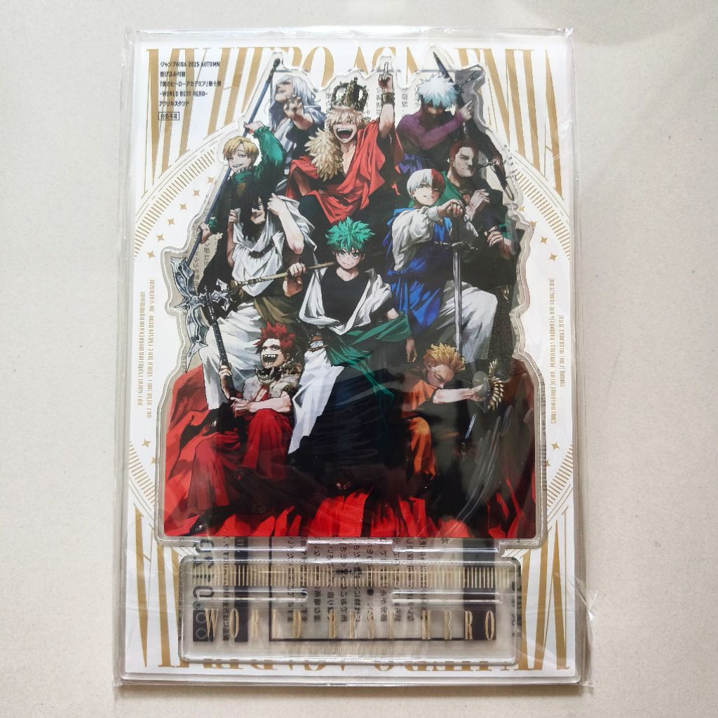 Official Merch My Hero Academia World Best Hero Acrylic Standee Jump GIGA 2025 Autumn Bonus / Boku n