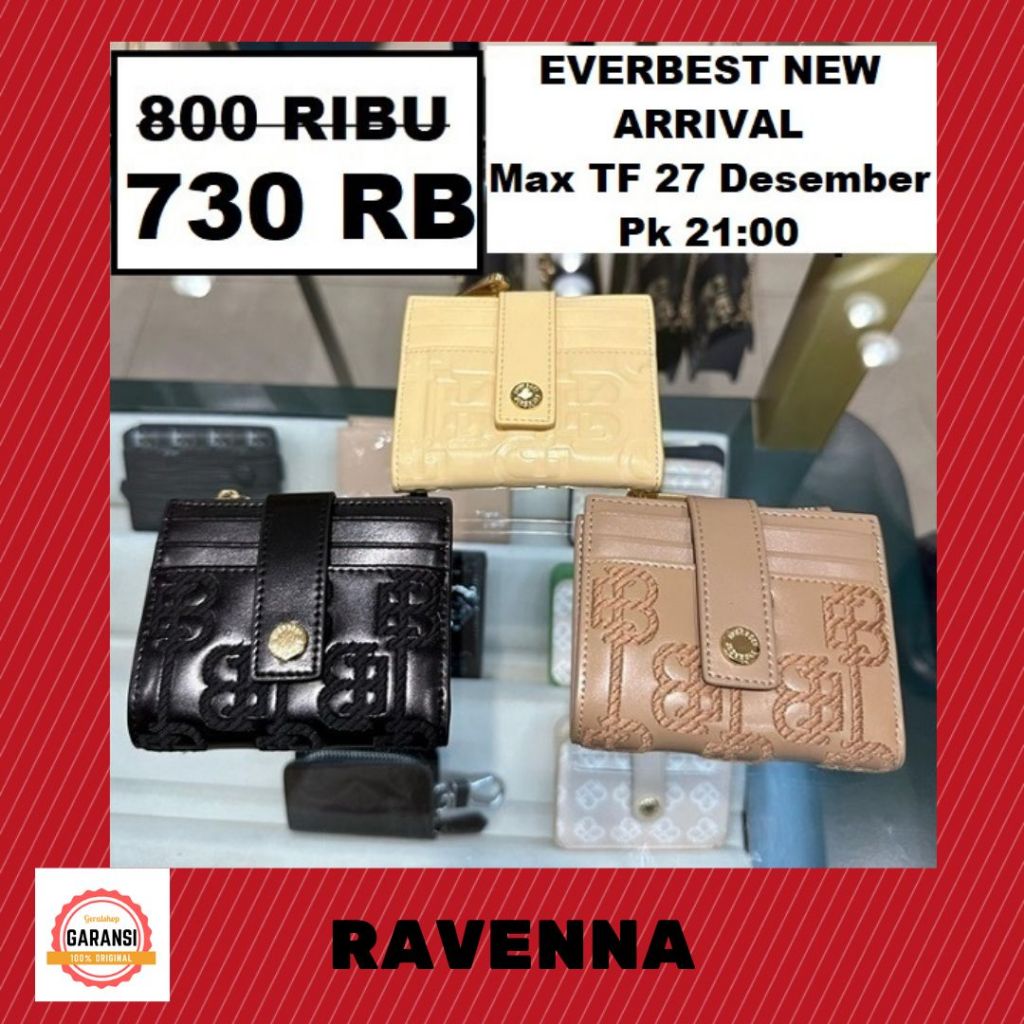 Dompet Everbest wanita sale RAVENNA original 100%
