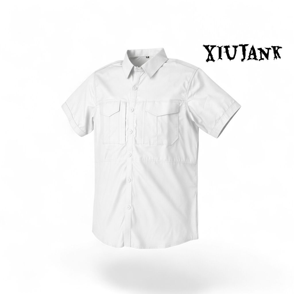 Kemeja Paspampres Quikdry Lengan Pendek Kemeja Original kemeja Paspampres Putih