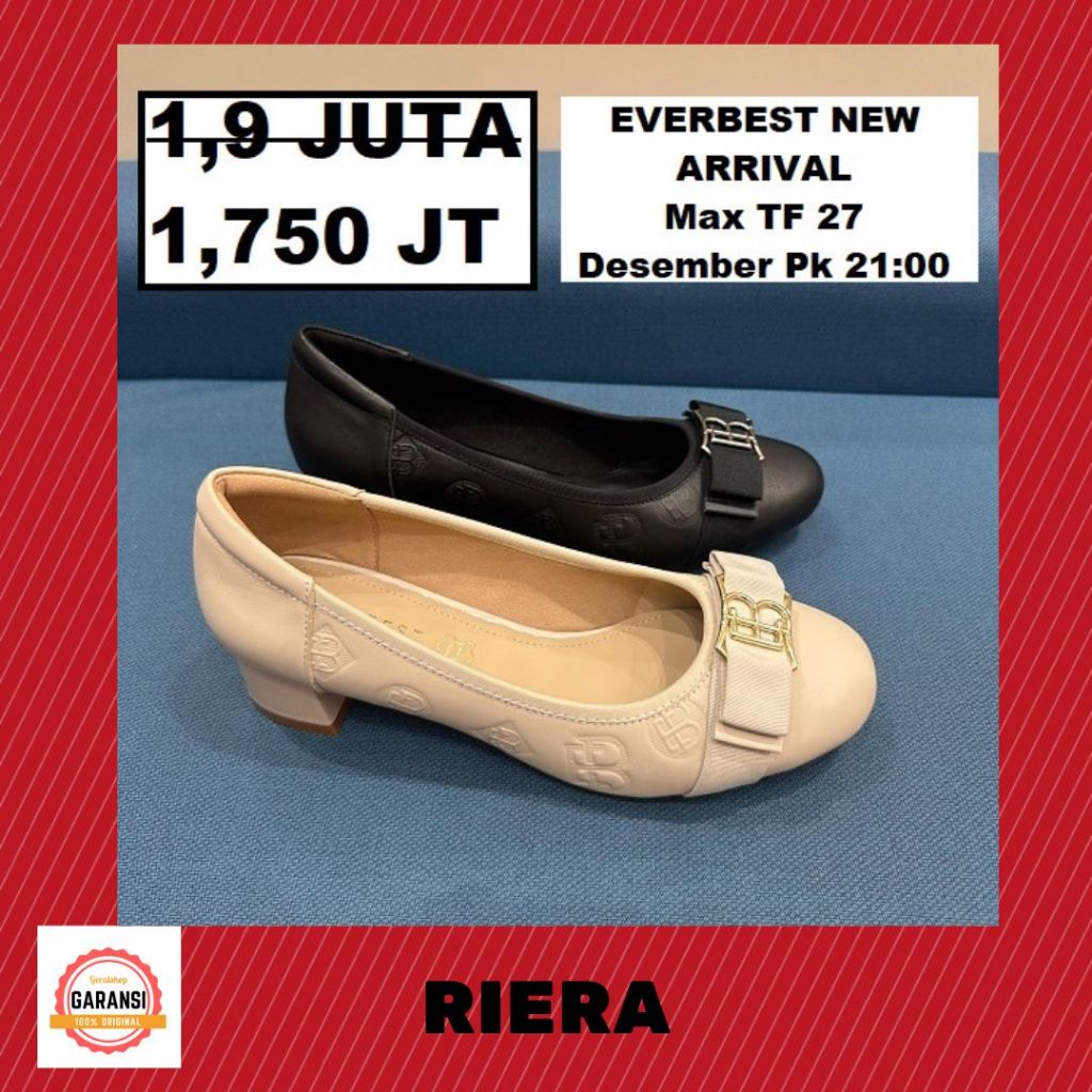 Sepatu heels Everbest wanita seri DIEDRE sale 100% ORI STORE