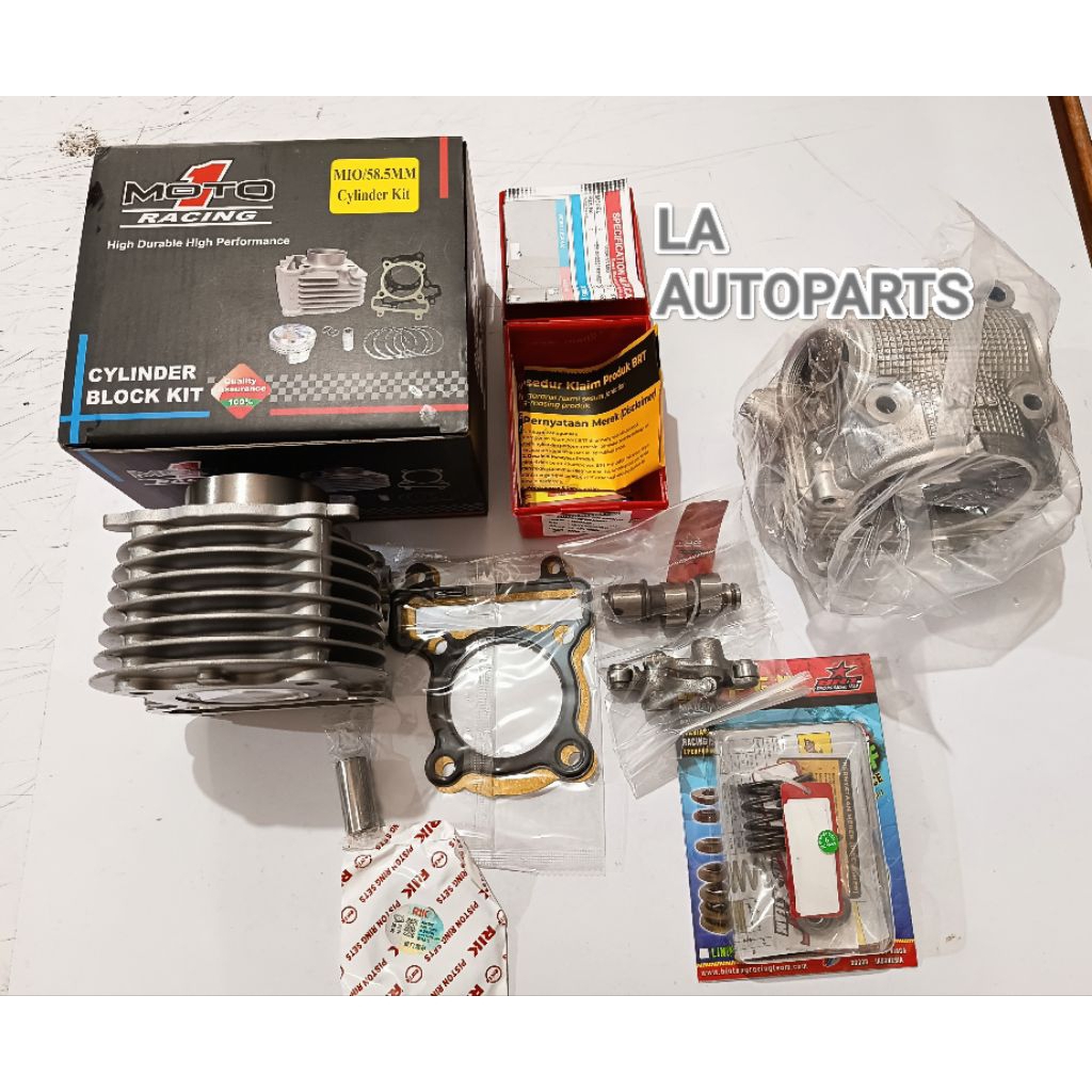 Paket Bore Up Mio CNC Porting BRT+MOTO 1 Racing
