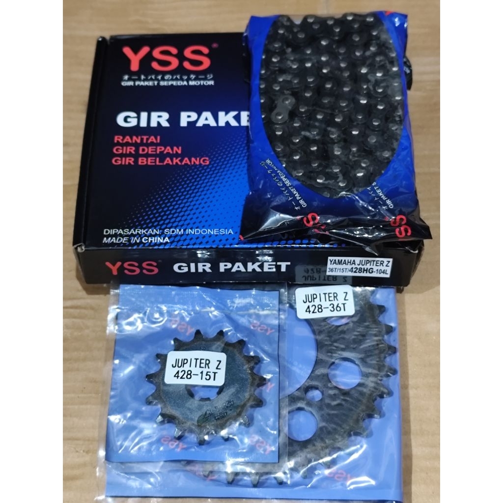 Gear paket Assy YSS Yamaha Jupiter z 2002-2009 Jupiter z Burhan YSS