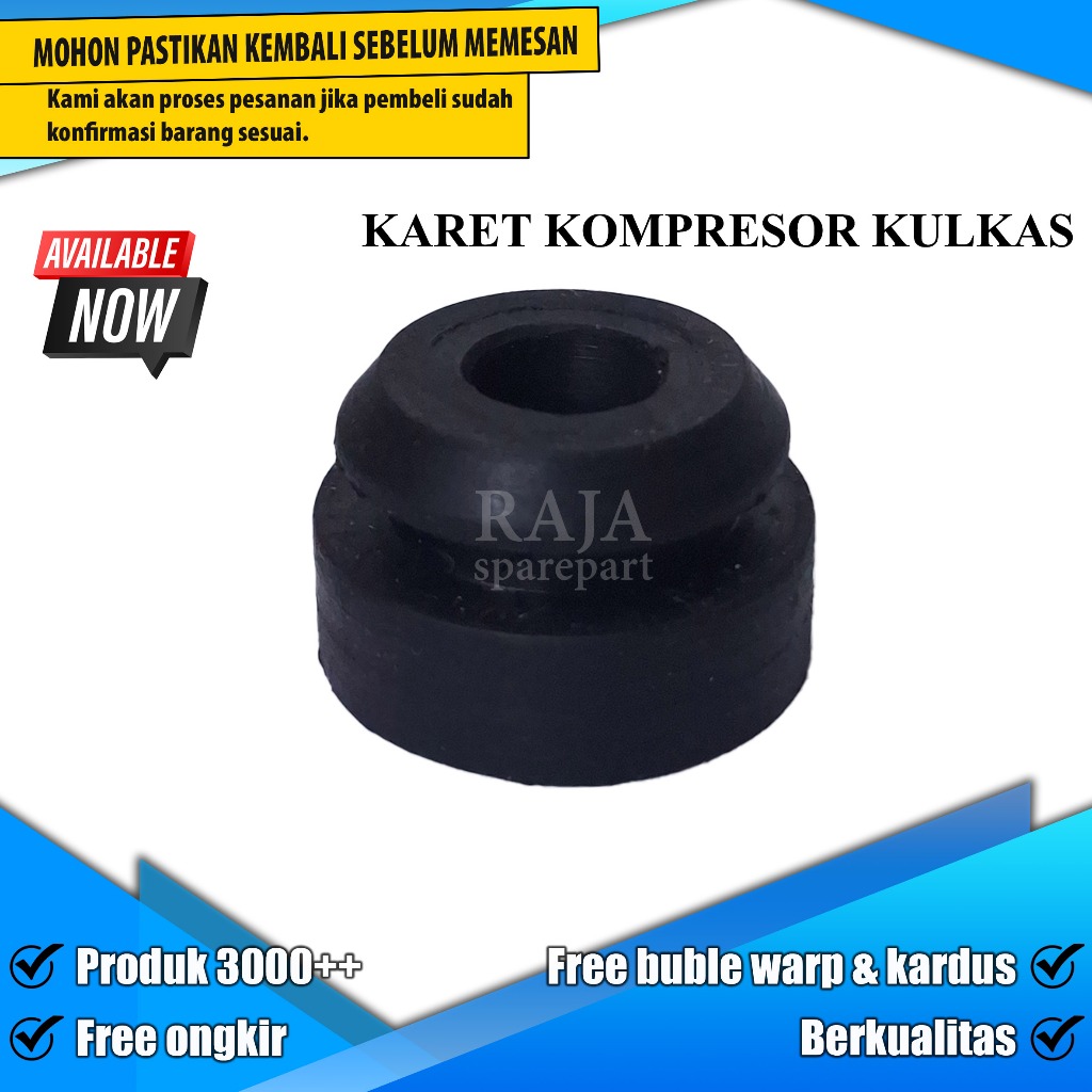 KCK KAKI KARET COMPRESOR KULKAS / KARET KOMPRESOR KULKAS