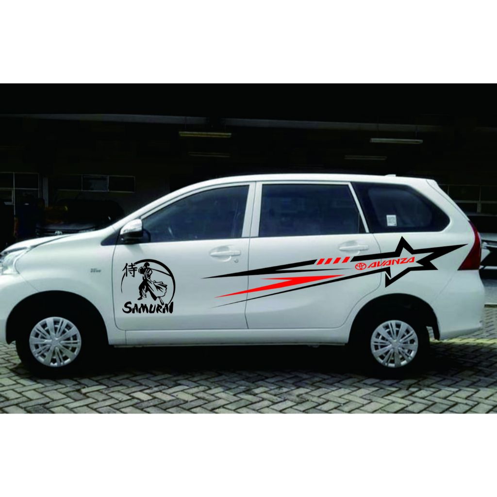 promo stiker mobil lis bodi samping toyota avanza veloz dll cutting stiker terbaru keren all new ava