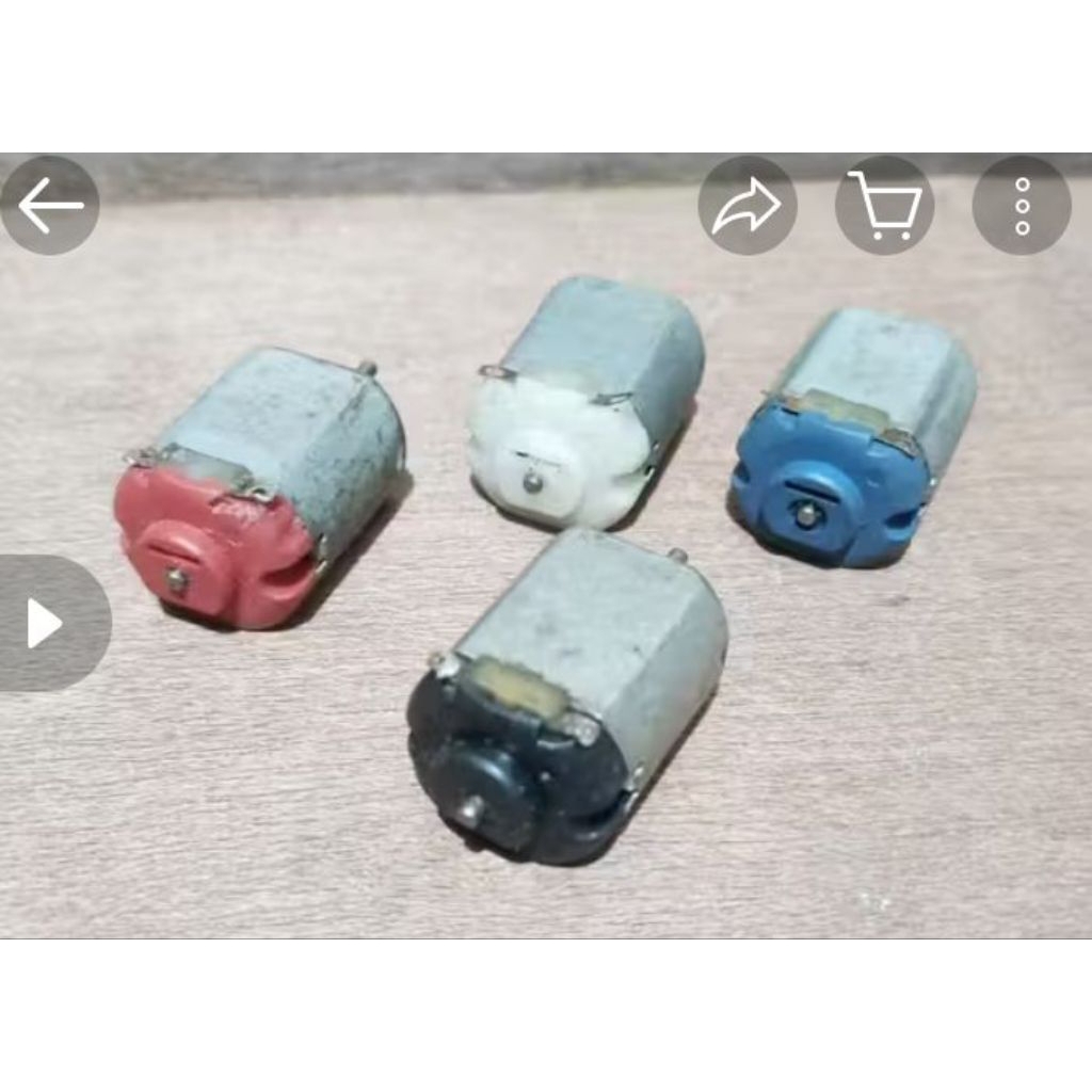 motor DC mini copotan mainan Tamiya 3-5v 5000 rpm