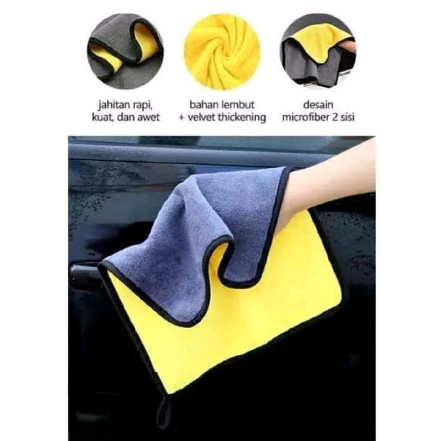 FORU CASE-Kain Lap Microfiber premium handuk mini Serap Halus Kain Lap Micro Fiber Mobil Motor Meja 