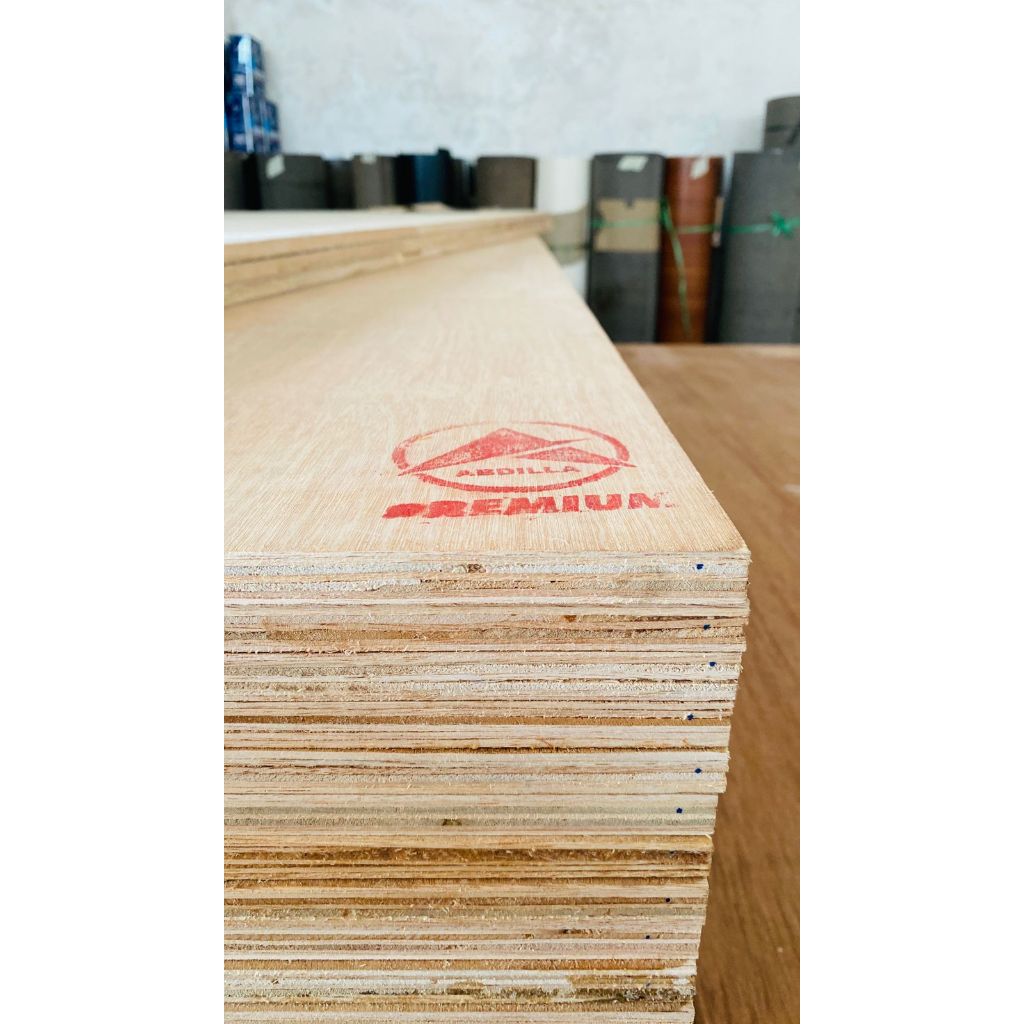 ABDILLA Triplek Kayu Lapis Semi Meranti PREMIUM 122x244 cm Tebal 3mm-18mm Bisa Custom Potongan Harga