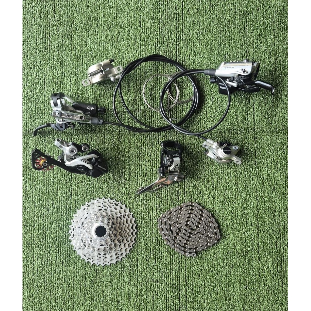 Groupset Shimano Deore XT M785 3x10 Speed Japan Original Second Mulus Fungsi Normal