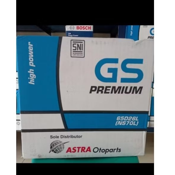 GS Astra Premium NS70L 65Ah