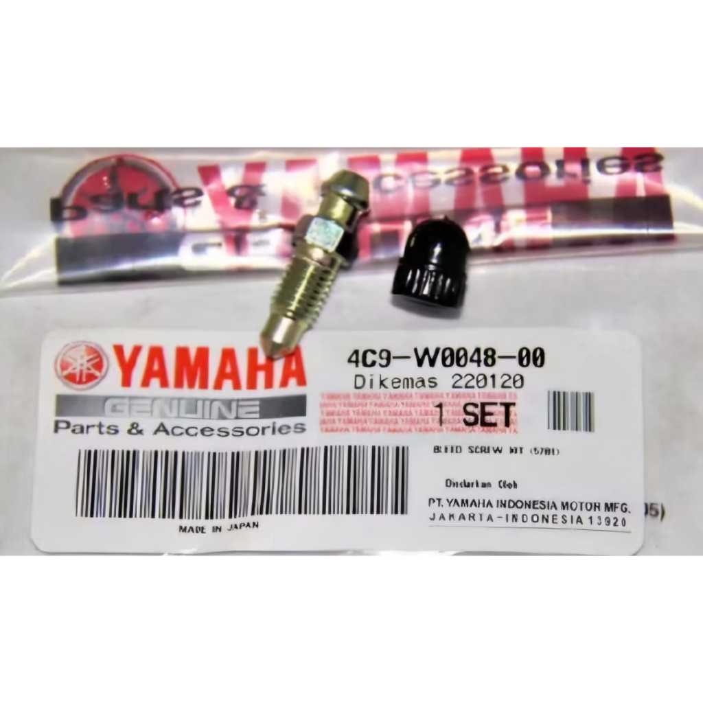 BAUT NEPEL PEMBUANGAN STELAN ANGIN KALIPER CAKRAM DEPAN RX KING ORIGINAL