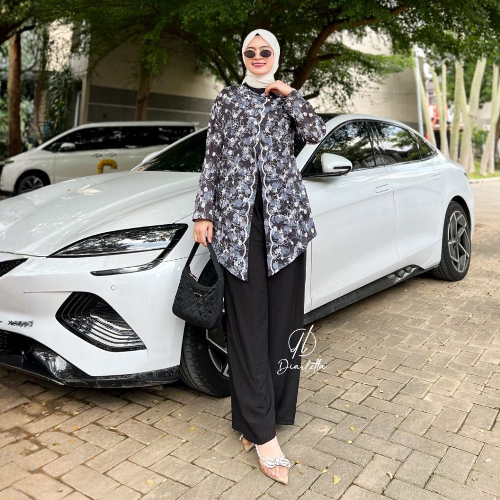 [Wajib Inner] Surinala Set Kulot Busui Friendly Katun Bordir Embroidery Premium One Set Katbol By Di