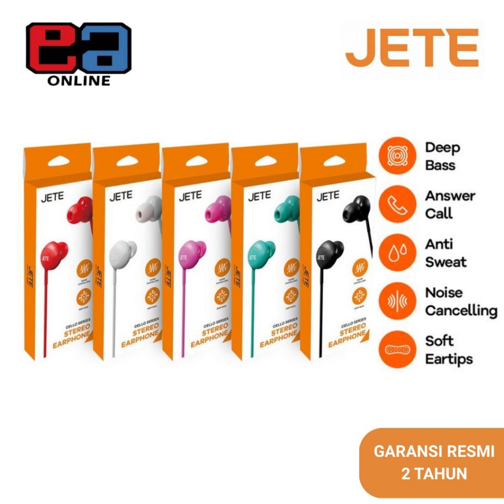 Jete CELLO Headset  Super Bass